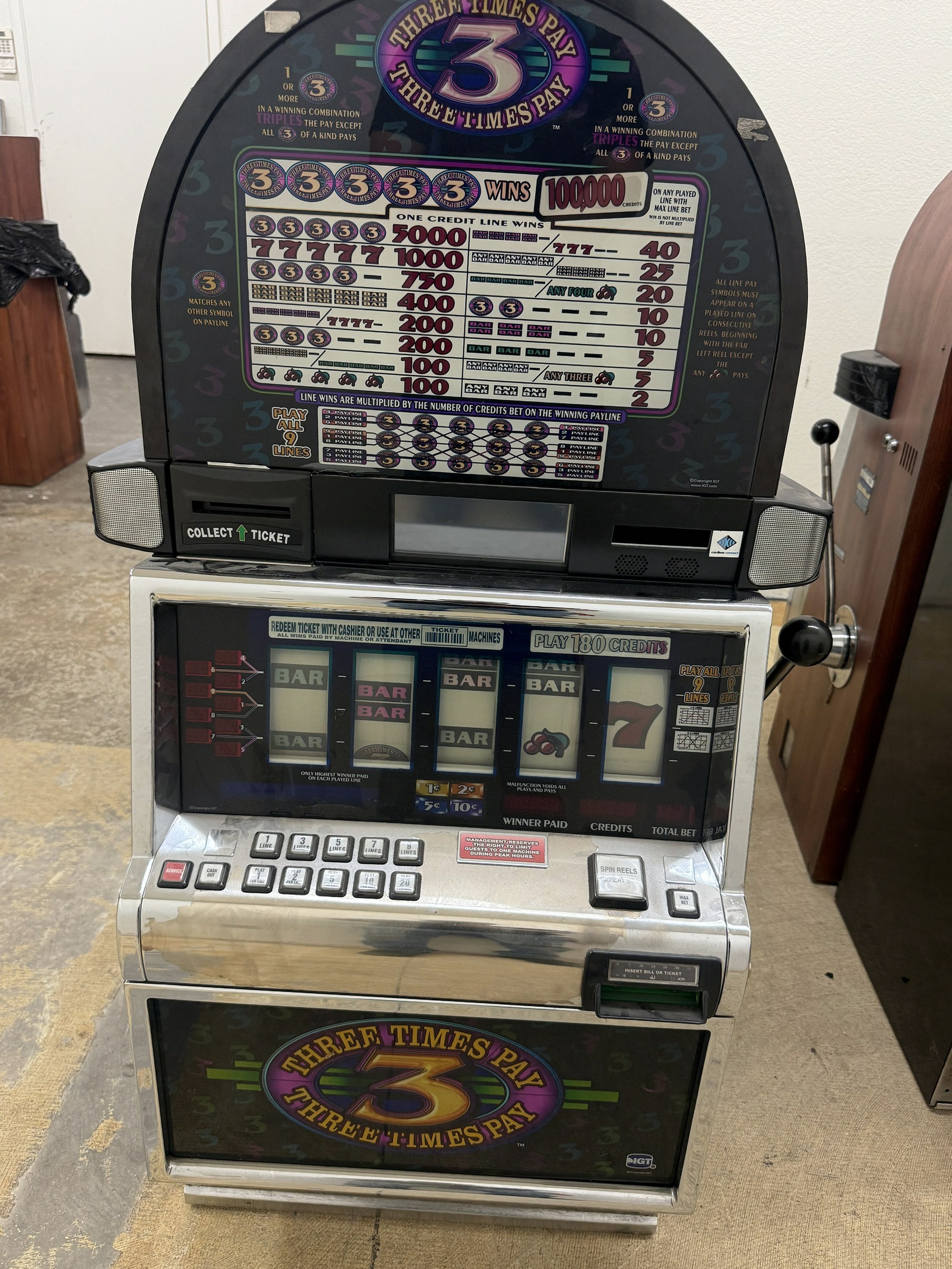 IGT Reel Spinner 3 Times Pay